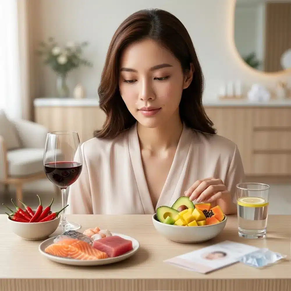 ฉีดฟิลเลอร์ ห้ามกินอะไร เคล็ดลับดูแลตัวเองหลังฉีด เพื่อผลลัพธ์ที่ดีที่สุด!